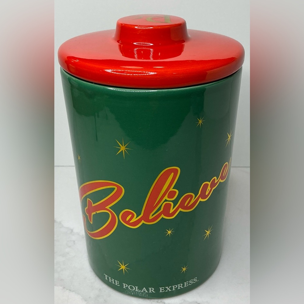 The Polar Express Holiday Canister/Cookie Jar *New*